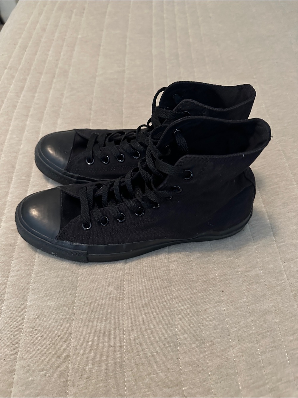 Converse Black High-Top Canvas Sneakers - Picture 2 of 8